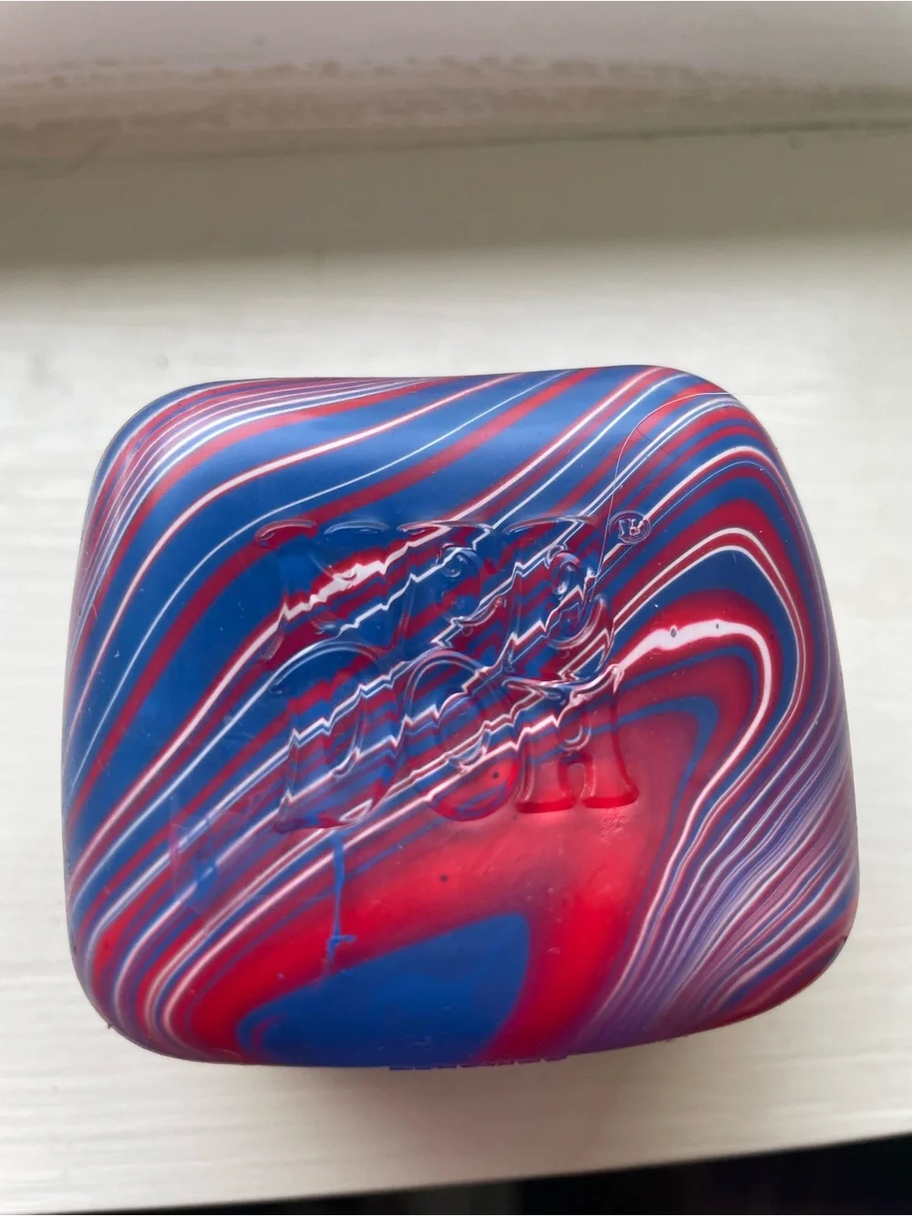 Swirled Red, White, Blue NEEDOH